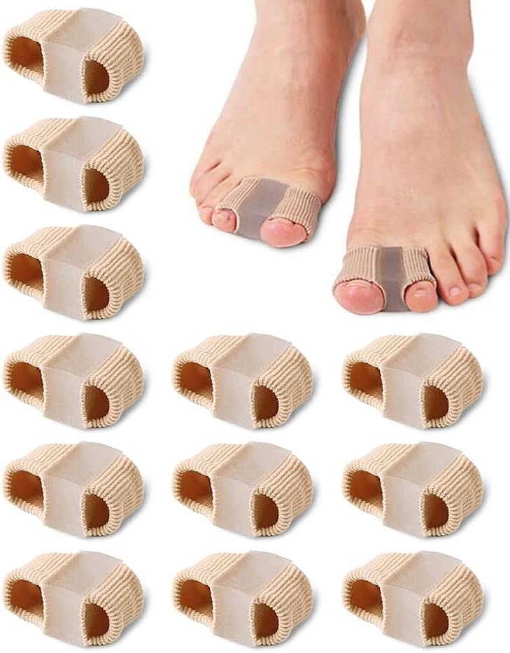 2PCS Gel Bunion Toe Separators – Pain Relief Toe Corrector & Hammer Toe Straightener for Women and Men