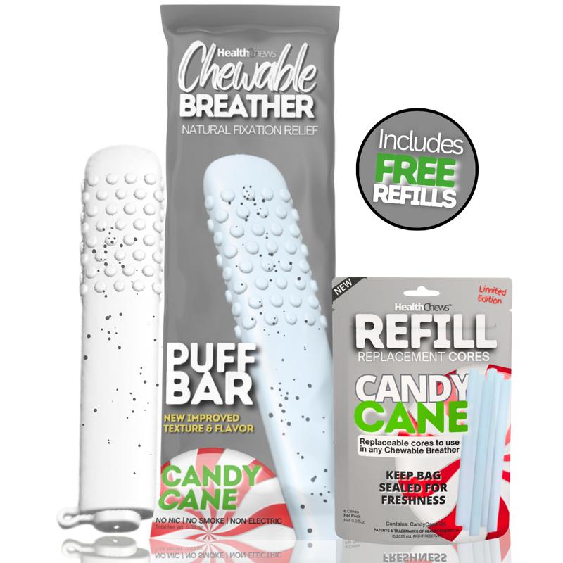 Essential Oil Breathing Stick Silicone Breathable Chewable Stick