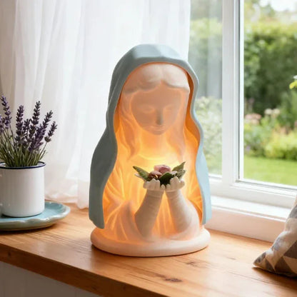 Virgin Mary Prayer Night Light