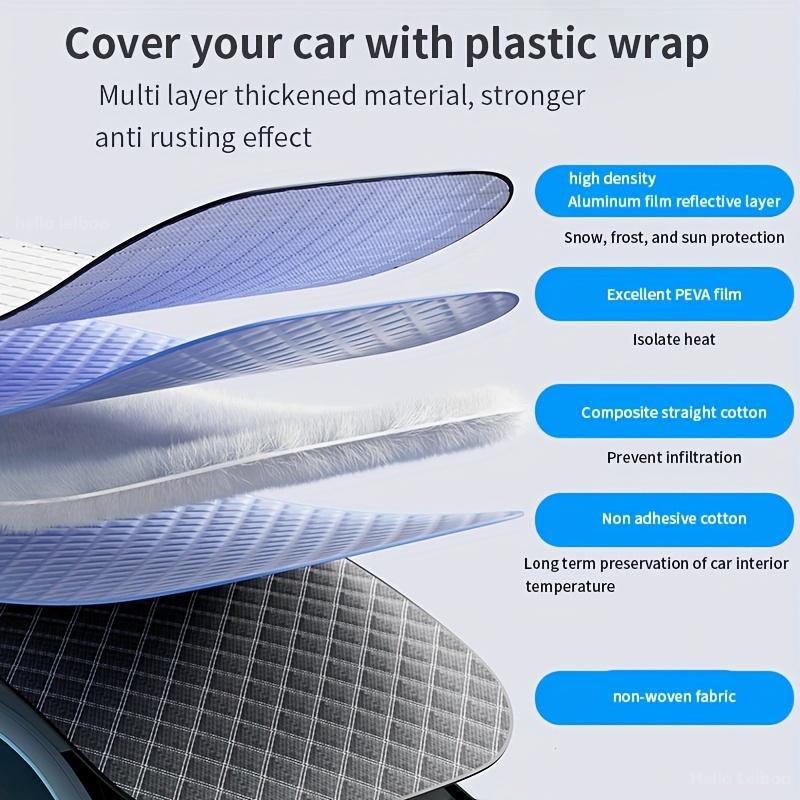 LEIBOO Car Windshield Cover – All-Season Protection from Snow, Ice, Frost & Sun