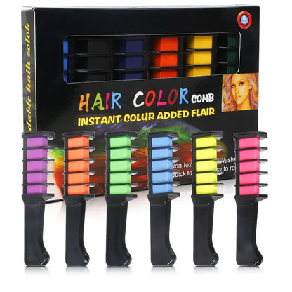 🔥LAST DAY 50% OFF -✨Instant Hair Color Comb - Non-Toxic Water-Washable Quick Dry Vibrant Temporary Color for Fashion Enthusiasts - Haircare