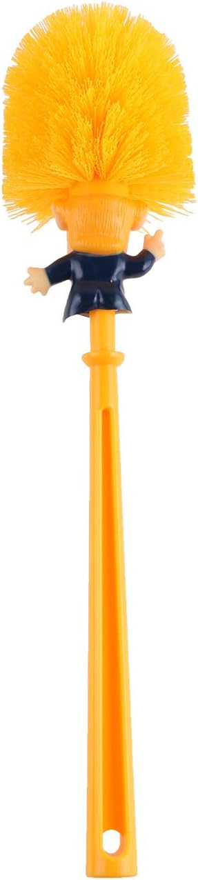Funny Toilet Brush,Prank Toilet Brush Cleaner, Funny Toilet Scubber,Make Toilet Great Again, Commander in Crap (Thumb Up Toilet Brush)