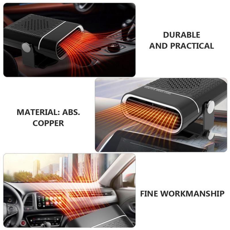 💥LAST DAY 49% OFF-🔥Car Heater Portable Electric Heating Fan Defogger Defroster Demister 12V/24V