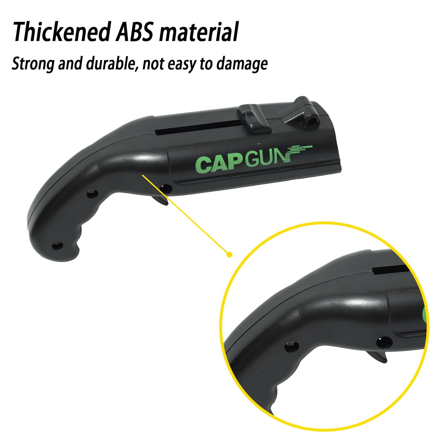 2-in-1 Cap Gun Bottle Opener | Fun Beer Cap Launcher for Parties, BBQs & Bars