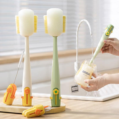 5-in-1 Bottle Cleaning Brush (Multifunctional) – For Cup Lid Cleaning & Home Kitchen Tasks