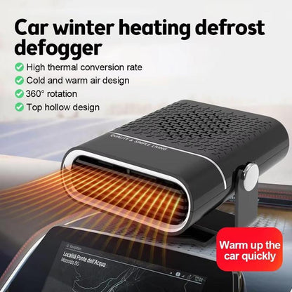 💥LAST DAY 49% OFF-🔥Car Heater Portable Electric Heating Fan Defogger Defroster Demister 12V/24V