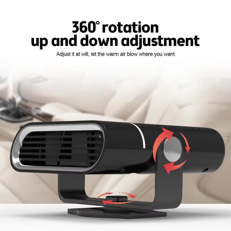 💥LAST DAY 49% OFF-🔥Car Heater Portable Electric Heating Fan Defogger Defroster Demister 12V/24V
