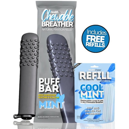 Essential Oil Breathing Stick Silicone Breathable Chewable Stick