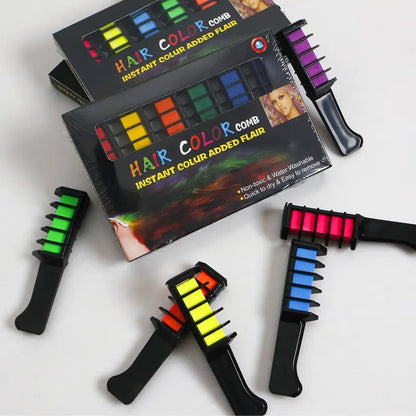 🔥LAST DAY 50% OFF -✨Instant Hair Color Comb - Non-Toxic Water-Washable Quick Dry Vibrant Temporary Color for Fashion Enthusiasts - Haircare