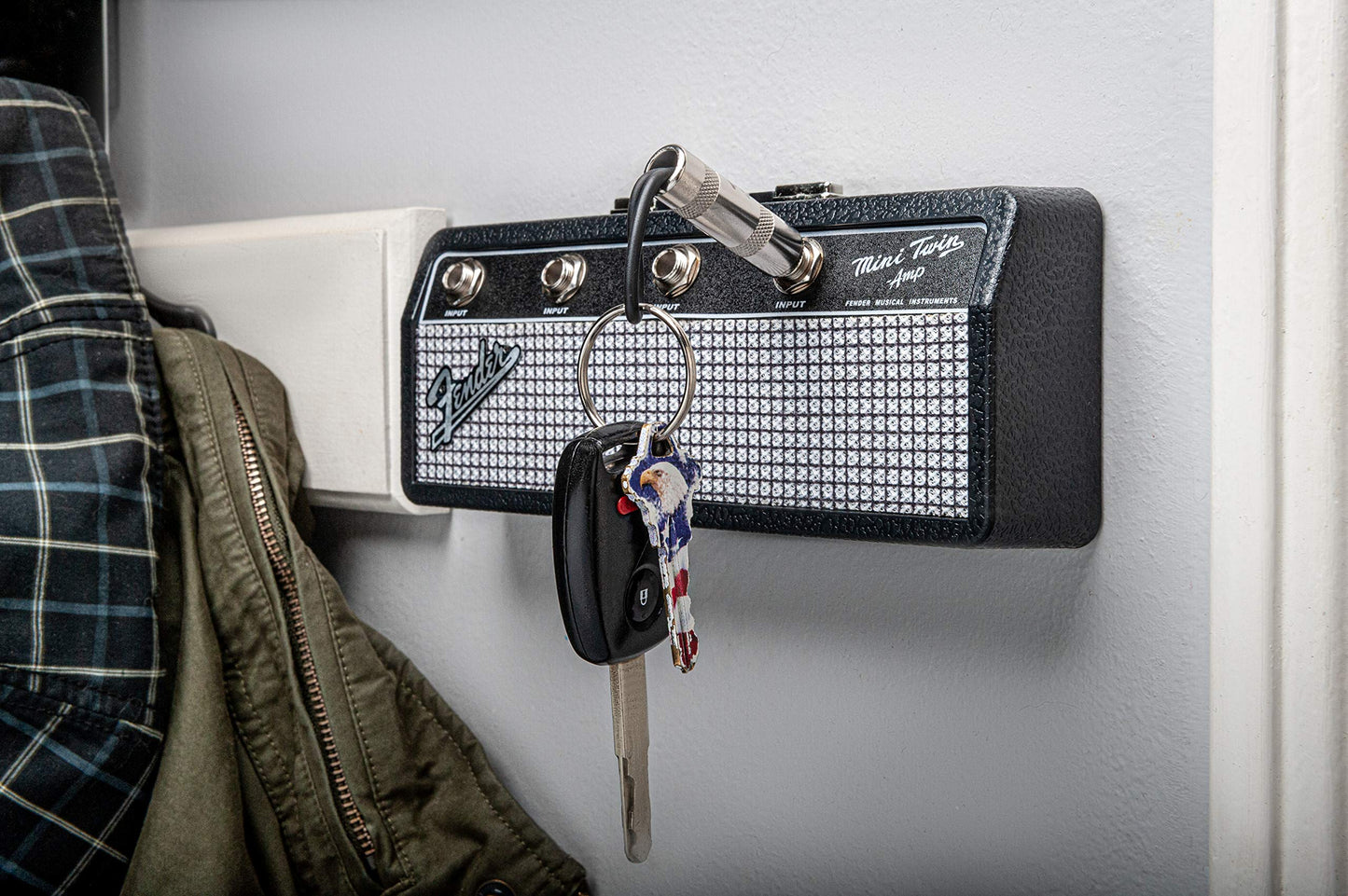Marshall Guitar Keychain Gift Fender Base Creative Storage Box Pendant