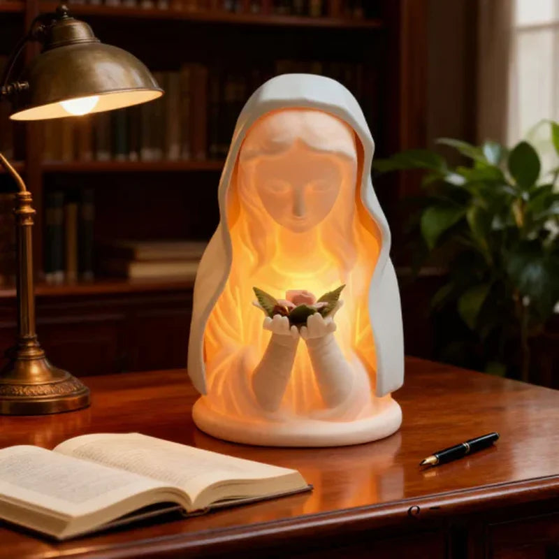 Virgin Mary Prayer Night Light