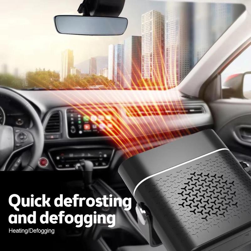 💥LAST DAY 49% OFF-🔥Car Heater Portable Electric Heating Fan Defogger Defroster Demister 12V/24V