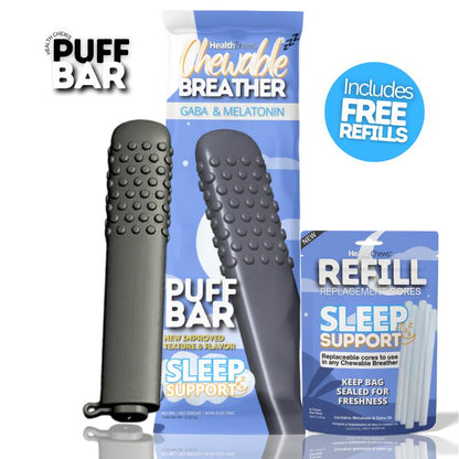 Essential Oil Breathing Stick Silicone Breathable Chewable Stick