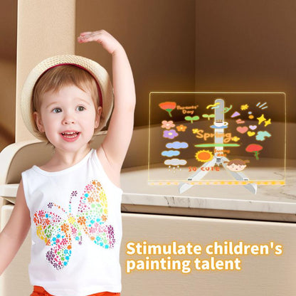 🏆Save 49%🏆 Creative Rewritable Acrylic LED Message Board -(with 7 Pens)
